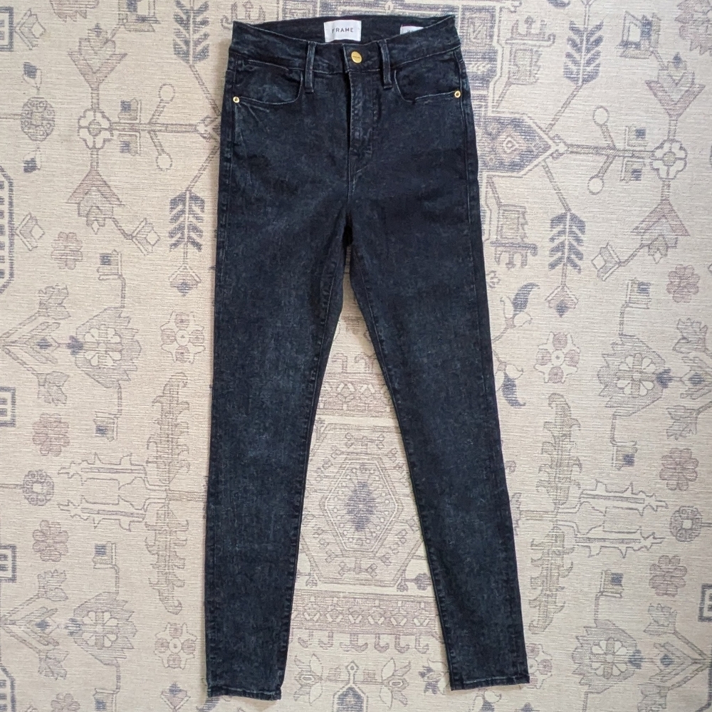 Frame Denim Le High Skinny Jean in Dean Size 27